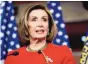  ?? SUSAN WALSH/ASSOCIATED PRESS ?? “Imperative that we seek the truth,” House Speaker Nancy Pelosi, D-Calif., said.