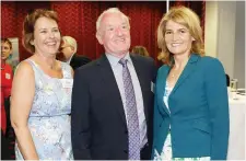  ??  ?? Carole Brennan, Enterprise Ireland, Tony McLoughlin TD and Mary Buckley, IDA Executive Director.