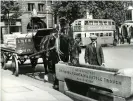  ?? Photograph: Pictorial Press Ltd/Alamy ?? Horse-drawn and motorised traffic in London in the 1930s.