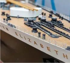  ?? ?? The model of RMS Queen Elizabeth will feature at the ‘Ocean Liners’ exhibition later this year. Image: Scottish Maritime Museum