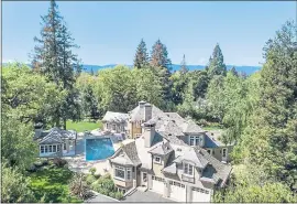  ?? COLDWELL BANKER ?? This 9,585-square-foot chateau in Menlo Park is on the market for $21million.