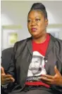  ?? ASSOCIATED PRESS FILE PHOTO ?? Sybrina Fulton, mother of Trayvon Martin, is against a line of insurance offered by the NRA for gun owners to cover civil liability and costs associated with any criminal charges whenever a gun owner uses their firearm in what they call a self-defense...