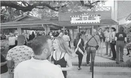  ?? ?? Fans gather during last year’s Florida Film Festival at the Enzian Theater in Maitland.