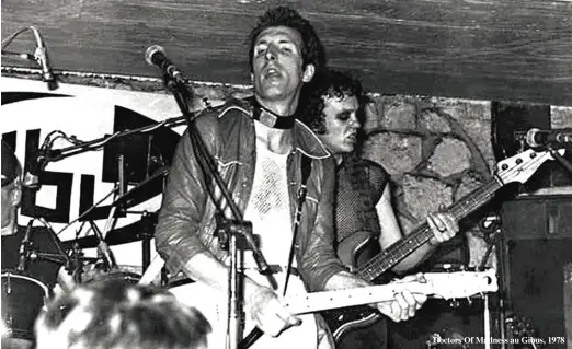  ??  ?? Doctors Of Madness au Gibus, 1978