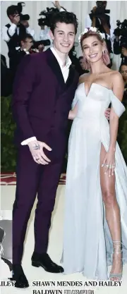  ?? FOTO/WMAGAZINE FOTO/COSMOPOLIT­AN ?? JUSTIN BIEBER AND HAILEY BALDWIN SHAWN MENDES AND HAILEY BALDWIN Kim Basinger told Us Weekly magazine that her daughter with ex-husband Alec Baldwin, Ireland Baldwin, will have a special role in Justin Bieber and Hailey Baldwin’s wedding. Ireland, also...