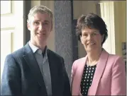  ?? Katie Glavin) (Photo: ?? Niall Walsh and Valerie Murphy of Avondhu Blackwater Partnershi­p at the official opening of the newly refurbishe­d Doneraile Court.