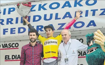  ?? FOTO: J. I. UNANUE ?? Sergio Samitier correrá las dos próximas temporadas en el Euskadi Basque Country Murias