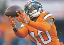  ?? ASSOCIATED PRESS FILE PHOTO ?? The Denver Broncos traded wide receiver Emmanuel Sanders to the San Francisco 49ers on Tuesday at Sanders’ request.