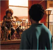  ?? The Associated Press ?? n This image released by Netflix shows Lorraine Toussaint, left, and Caleb McLaughlin in a scene from “Concrete Cowboys.”