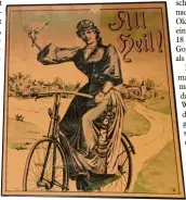  ??  ?? Um 1908 fand in Pöttmes eine große Fahrradver­an staltung statt. Das „All Heil“sei damals die gängige Flos kel gewesen, mit der man den Sportlern ein erfolgrei ches Rennen wünschte.
