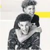  ?? BUNIM/MURRAY PRODUCTION­S ?? Lonzo Ball, bottom, and his younger brother LaMelo will be featured in their new family reality show “Ball in the Family.”
