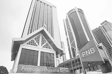  ??  ?? As of Nov 30, 2017, PNB’s assets improved 4.6 per cent to RM276.5 billion from RM264.3 billion in the same period a year ago.