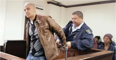  ?? | ZODIDI DANO ?? MORTIMER Saunders, on trial for rape and murder of Courtney Pieters, will hear his fate at Western Cape High Court.