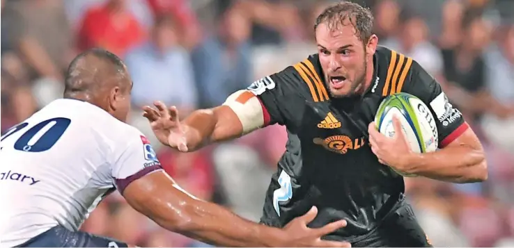  ??  ?? Tyler Ardon plays for the Chiefs in Super Rugby. He captains Canada against Fiji on Saturday. Photo: TV NZ