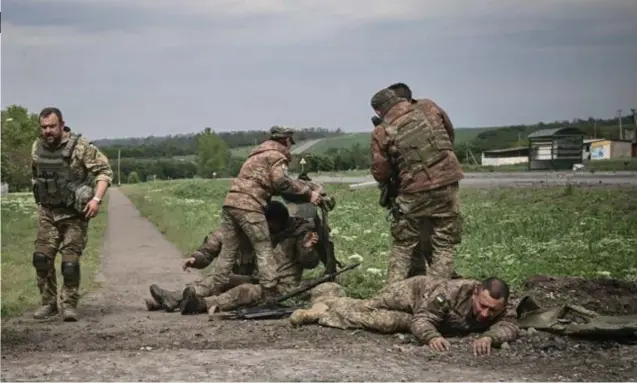  ?? FOTO AFP ?? De oorlog is nog lang niet ten einde.