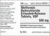  ?? U.S. FOOD AND DRUG ADMINISTRA­TION ?? Five drugmakers have been told to recall their versions of metformin, a widely used diabetes medication, because of high levels of a contaminan­t linked to cancer in some lots.