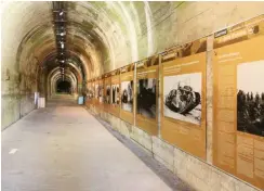  ?? Foto: Carsten Preuß ?? Blick in die Ausstellun­g im Museum La Coupole (Frankreich)