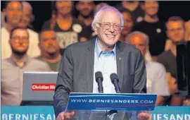  ?? Rick Loomis
Los Angeles Times ?? VERMONT SEN. Bernie Sanders entered new territory last week by calling for federal pot legalizati­on. His stance could give him a boost in some primary states.