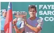  ?? FOTO: IMAGO ?? Christian Garin gewann in Houston sein erstes ATP-Turnier.