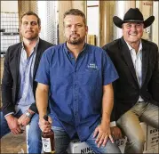  ?? NICK WAGNER / AMERICAN-STATESMAN ?? From left: Sean Foley, Gary Crowell and Chris Ogden own Nine Banded Whiskey. Foley is an ex-UT swimmer, Ogden an ex-basketball player.