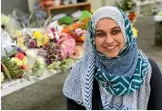  ?? JANE MATTHEWS/STUFF ?? Muslim Associatio­n of Taranaki member Saba Afzal says New Zealanders in general are ‘‘really kind’’.