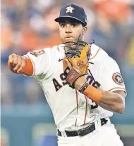  ?? THOMAS SHEA/ USA TODAY SPORTS ?? Astros rookie shortstop Jeremy Pena already has six home runs in 2022.