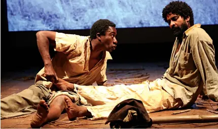  ?? EDUARDO PEDRO ?? Grupo Elinga já exibiu o espectácul­o “O Cego e o Paralítico” no Festival Internacio­nal de Teatro da Língua Portuguesa no Rio de Janeiro