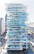  ?? FOTO: IWAN BAAN;DAM ?? Das Hochhaus „Beirut Terraces“wurde von Herzog &amp; de Meuron entworfen.