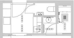  ??  ?? LEFT: Making the most of their compact footprints, the adaptable units feature vertical, horizontal and/or sit-down showers.