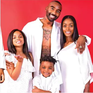  ?? ?? Riky Rick and family. His trendsetti­ng ways visible even in family photos.