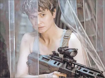  ?? "440$*"5&% 13&44 1)050 ?? This image released by Twentieth Century Fox shows Katherine Waterston in a scene from “Alien: Covenant.”