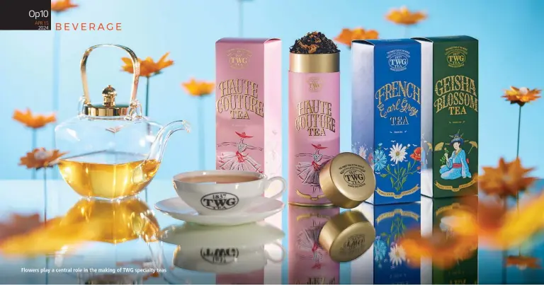  ?? PICTURES: TWG TEA ?? Flowers play a central role in the making of TWG specialty teas