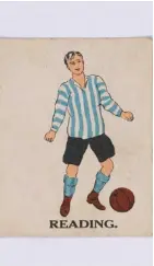  ?? ?? BLASTS FROM THE PAST: Reading players from celebrated in a new exhibition at Reading Museum