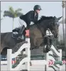  ?? PICTURE: SPORTFOT ?? IN ACTION: Alena Hughes competes in the Winter Equestrian Festival, in Florida.