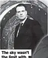  ?? ?? The sky wasn’t the limit with Sir Patrick Moore