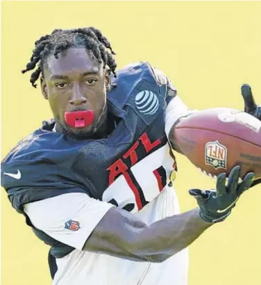  ?? AP ?? Falcons wide receiver Calvin Ridley cannot petition for reinstatem­ent to NFL until Feb. 15, 2023.