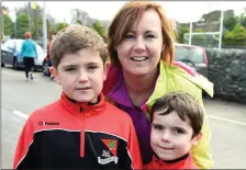  ??  ?? Ronan, Siobhan and Eoin Bennett Fossa participat­ing in the 30th Charles O’Shea Cup Run in Beaufort on New Year’s Day.