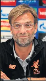  ??  ?? KLOPP: Does not blame the referee