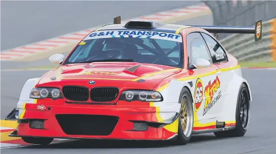  ?? Picture: RacePics ?? EXTRA SPECIAL. Challengin­g for top spot in the races for G&amp;H Transport Extreme Supercars will be Adrian Dalton in his Xtra Clothing BMW M3.