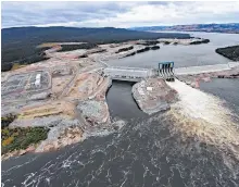  ?? CONTRIBUTE­D ?? The Muskrat Falls hydroelect­ric project.