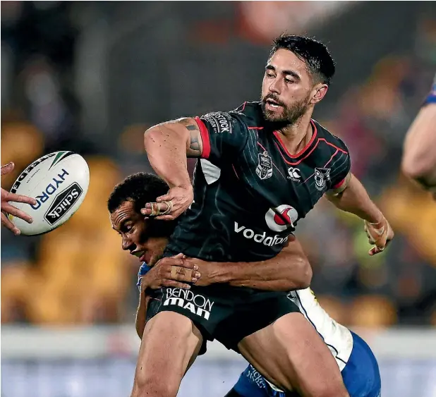  ??  ?? The Warriors have lost the last 10 times when playmaker Shaun Johnson did not play. He returns to play Manly today.