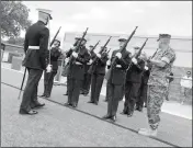  ?? LOANED PHOTO/YUHSD ?? MARINE CADETS IN the Kofa High School Marine Corps Junior Reserve Officer Training Corps perform in Irving, Texas. Kofa’s cadets finished 13th overall at the competitio­n.