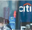  ?? Yonhap ?? Citibank’s logo is seen at its office in Seoul, Feb. 15.
