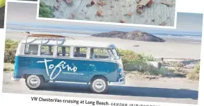  ?? SANDER JAIN/FOR TOURISM TOFIN
O ?? VW ChesterVan cruising at LongBeach.