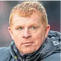  ??  ?? Neil Lennon: Celtic boss was warned after late kick-off.