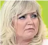  ??  ?? GRIEVING Linda Nolan