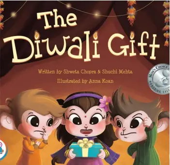  ??  ?? The Diwali Gift, by Shweta Chopra and Shuchi Mehta, is a book that introduces children to Diwali.