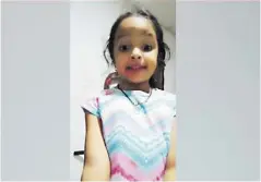  ?? Captura de video ?? Salomé, la pequeña que envió el mensaje a su abuelo.