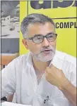  ??  ?? Abg. Luis Carlos Jara, titular de la Cooperativ­a Ferroviari­a.