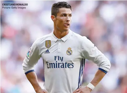  ?? Picture: Getty Images ?? CRISTIANO RONALDO